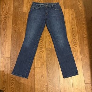 Levis 505 Straight Leg Jeans Womens 10L W30 L34 Medium Wash Blue Denim